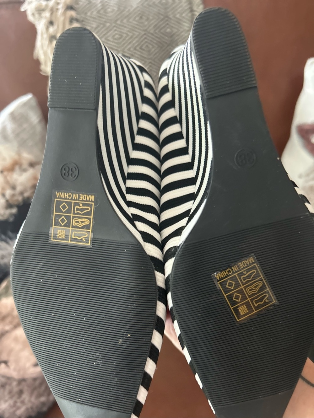 Striped wedge slides - Picture 5 of 5